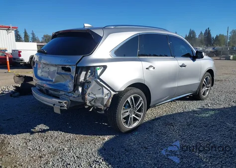 2017 Acura Mdx Advance Package z USA, uszkodzony, nr VIN 5FRYD4H80HB021581